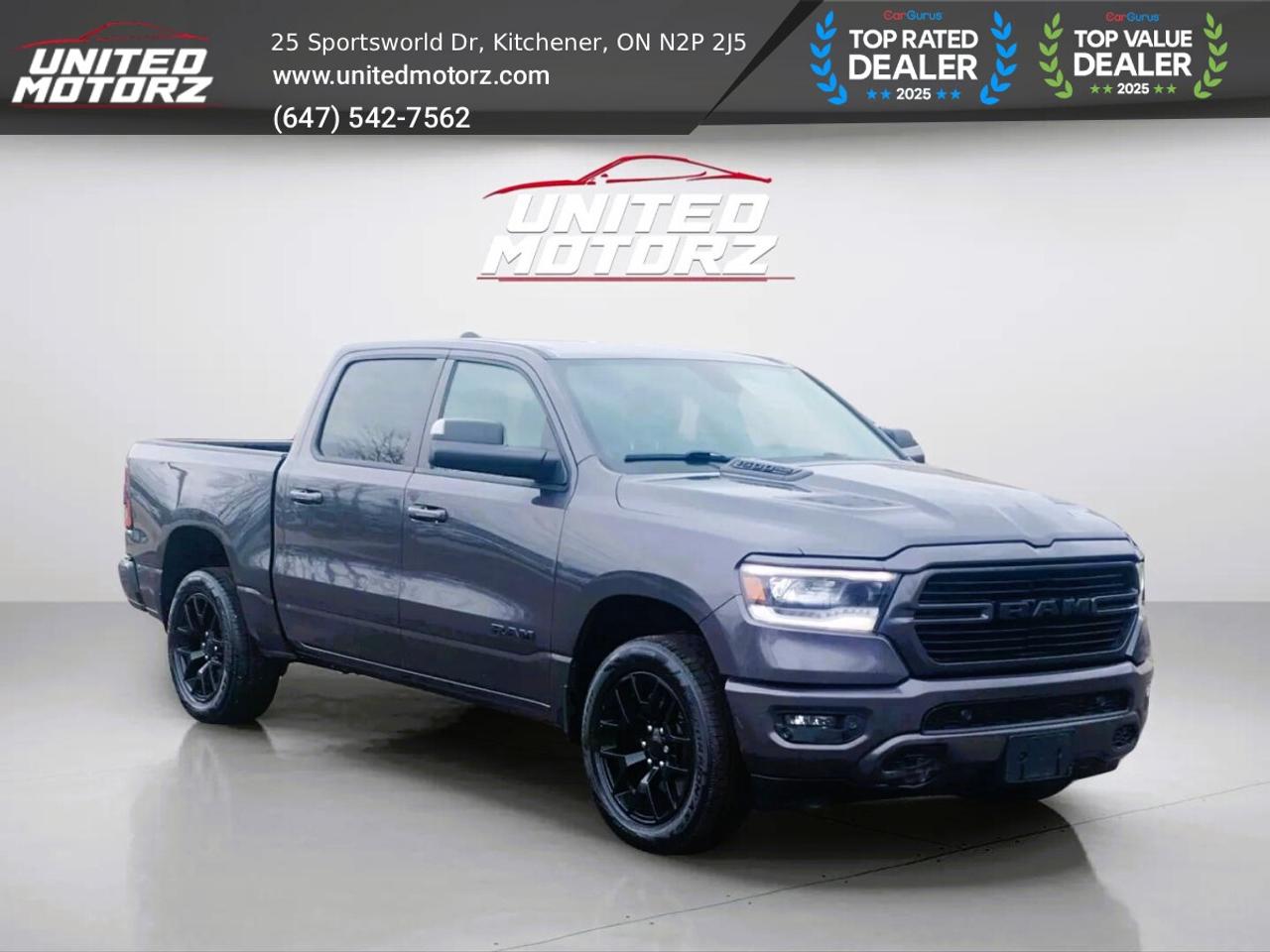 2019 RAM 1500 Sport Crew Cab Hemi 5.7L V8~CERTIFIED~ Photo2