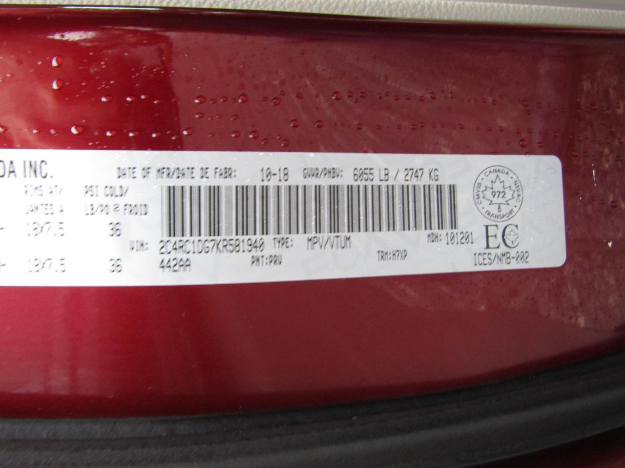 2019 Chrysler Pacifica Touring, 7 Pass, Navi, Camera, DVD, Blind Spot, *Certified* Photo