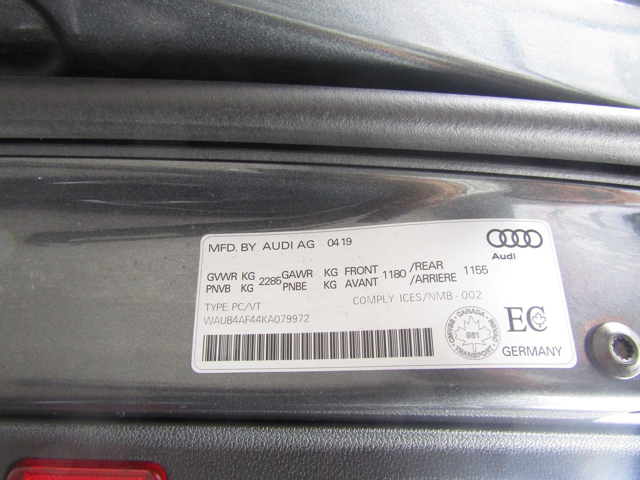 2019 Audi S4 Premium Plus, Quattro, Navi, Blind Spots, Camera, Sensors, Memory,*Certified* Photo