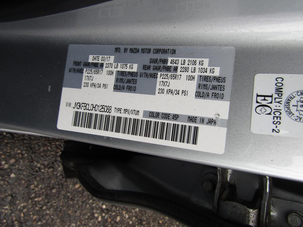 2017 Mazda CX-5 Touring, Awd, Navi, Sunroof, Leather, Camera, Bluetooth, *Certified* Photo