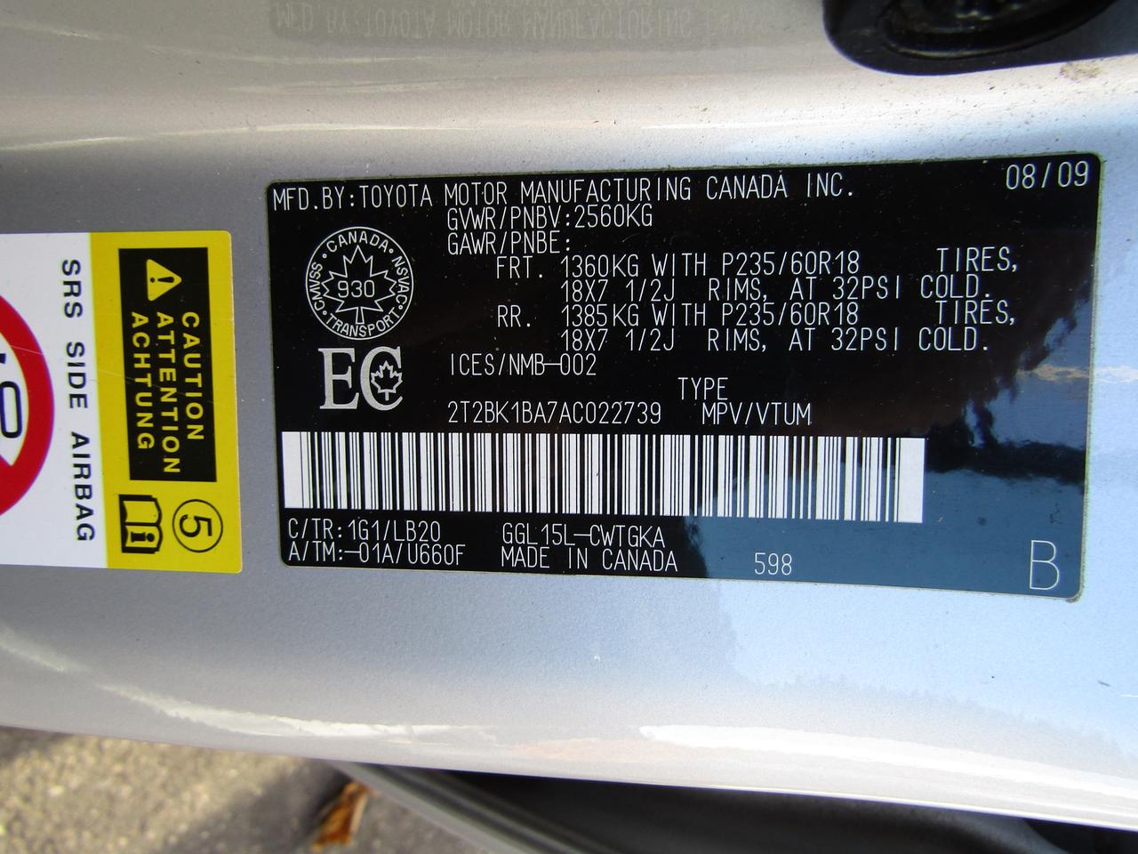 2010 Lexus RX 350 Prem, Awd, Sunroof, Leather, Cooled Seat, *Certified* Photo