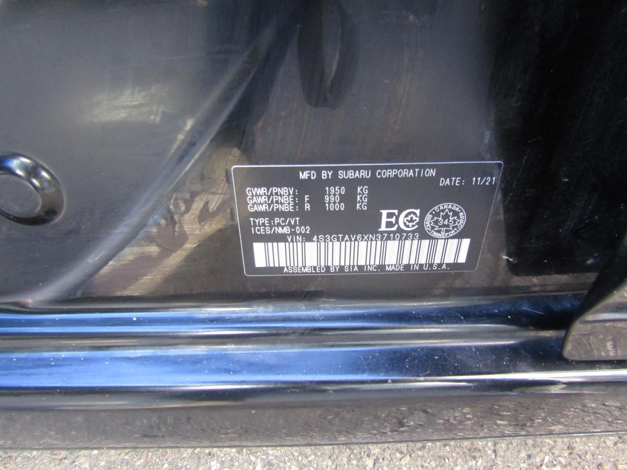 2022 Subaru Impreza Prem., Awd, Camera, Lane Assistance, Adaptive, Alloy, *Certified* Photo