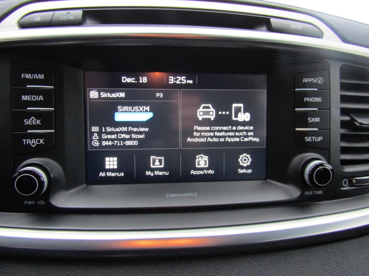 2018 Kia Sorento EX, Camera, DVD, Blind Spot, Leather, Memory, Alloy, *Certified* Photo