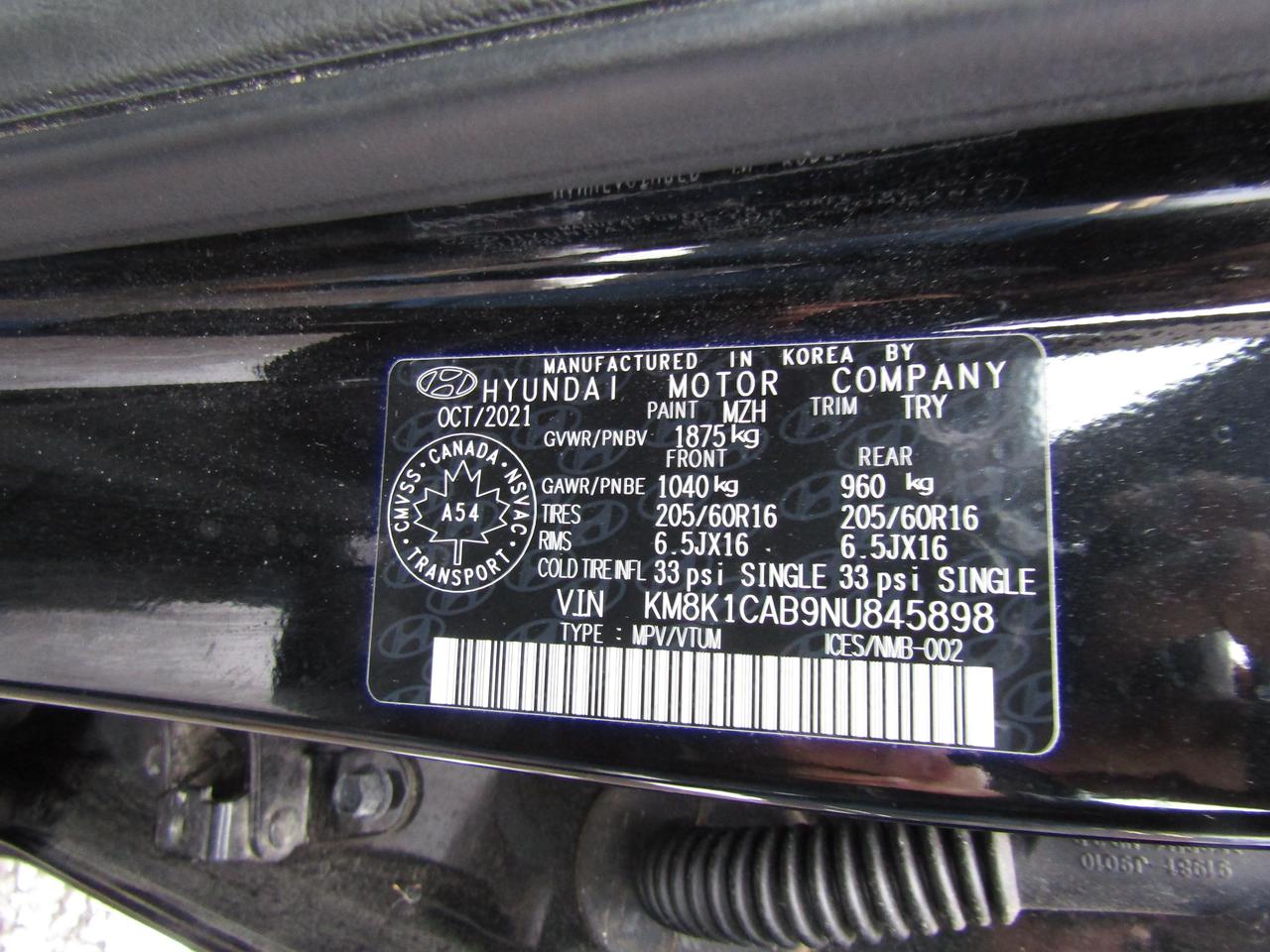 2022 Hyundai KONA SE, AWD, Lane Assist, Camera, Bluetooth, Alloy, *Certified* Photo