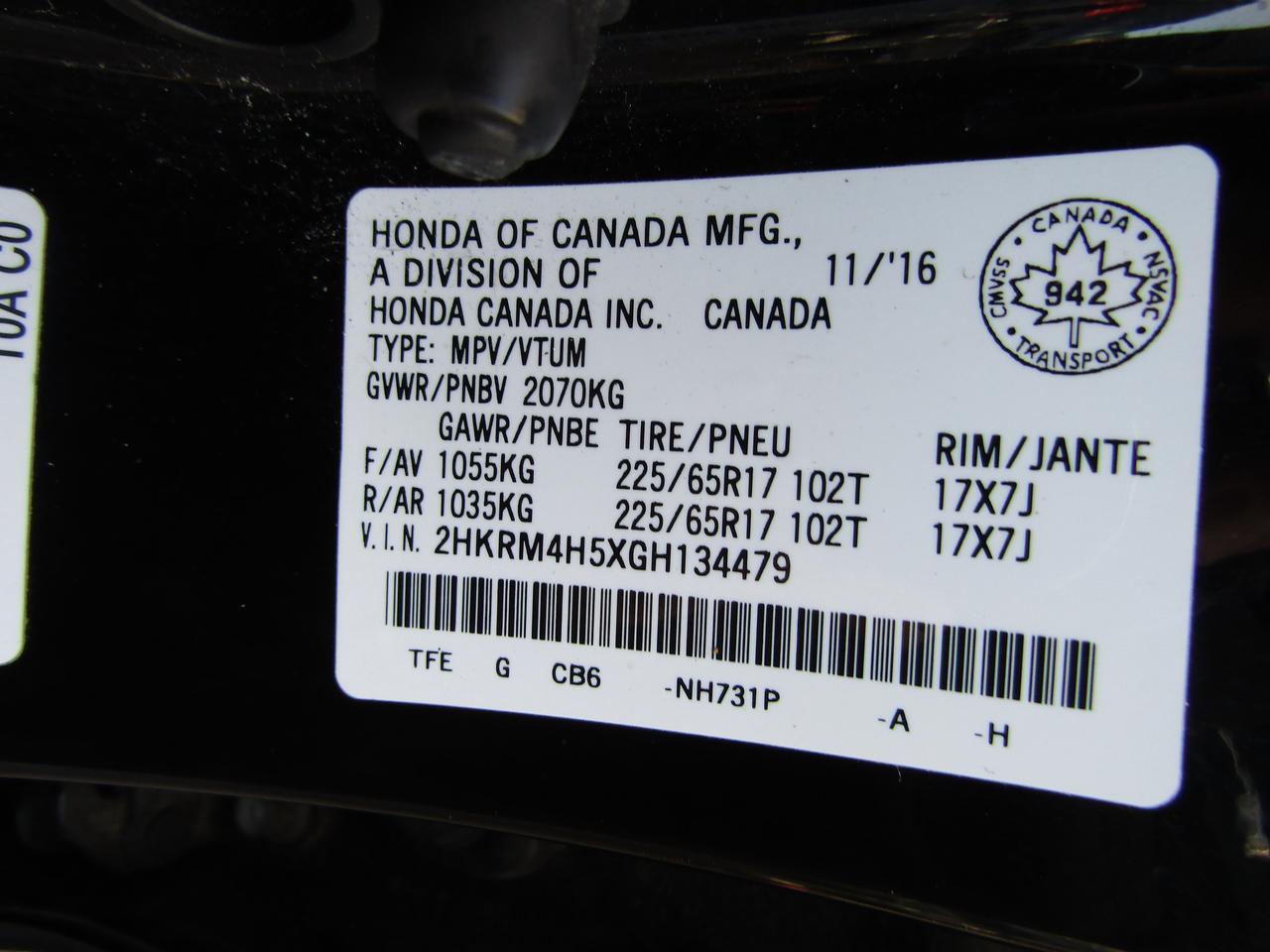 2016 Honda CR-V EX, AWD, Sunroof, Camera, Bluetooth, Alloy, *Certified* Photo