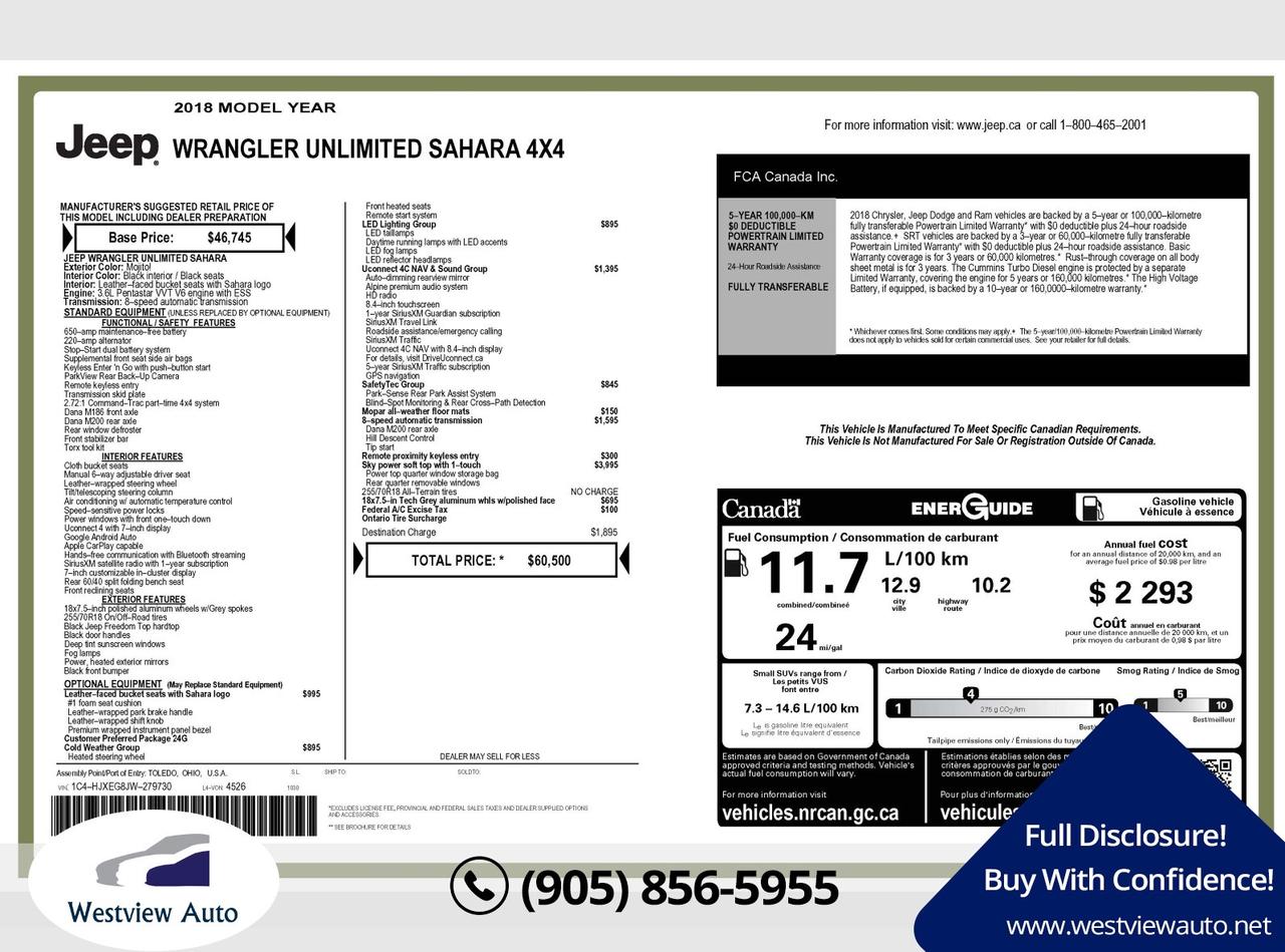 2018 Jeep Wrangler Sahara Photo