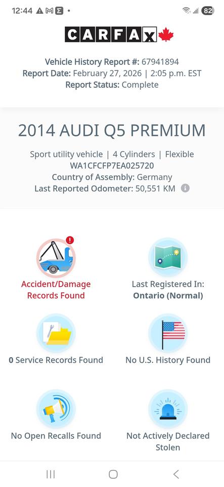 2014 Audi Q5 2.0 PREMIUM Photo