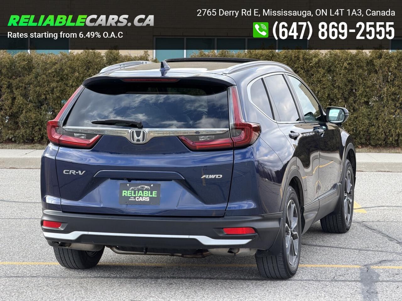 2020 Honda CR-V EX-L | AWD | No-Accident | Leather | Sunroof Photo4