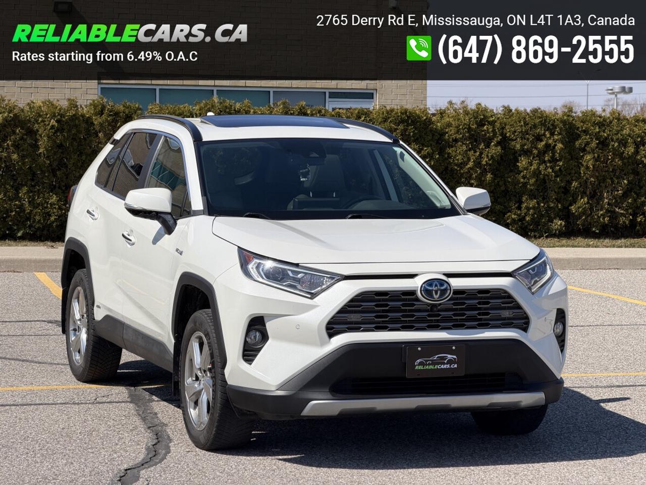 2019 Toyota RAV4 HYBRID LIMITED | AWD | No-Accident | Leather | Sun Photo