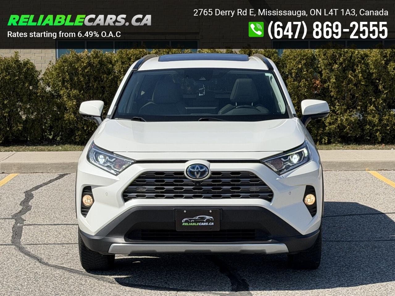 2019 Toyota RAV4 HYBRID LIMITED | AWD | No-Accident | Leather | Sun Photo3