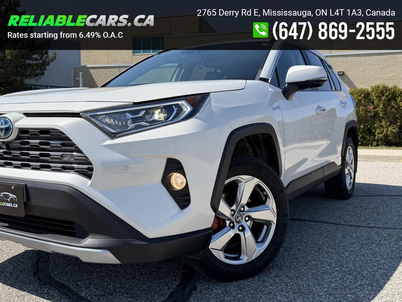 2019 Toyota RAV4 HYBRID LIMITED | AWD | No-Accident | Leather | Sun Photo