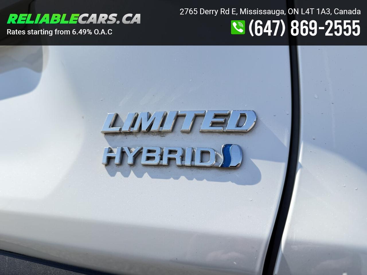 2019 Toyota RAV4 HYBRID LIMITED | AWD | No-Accident | Leather | Sun Photo