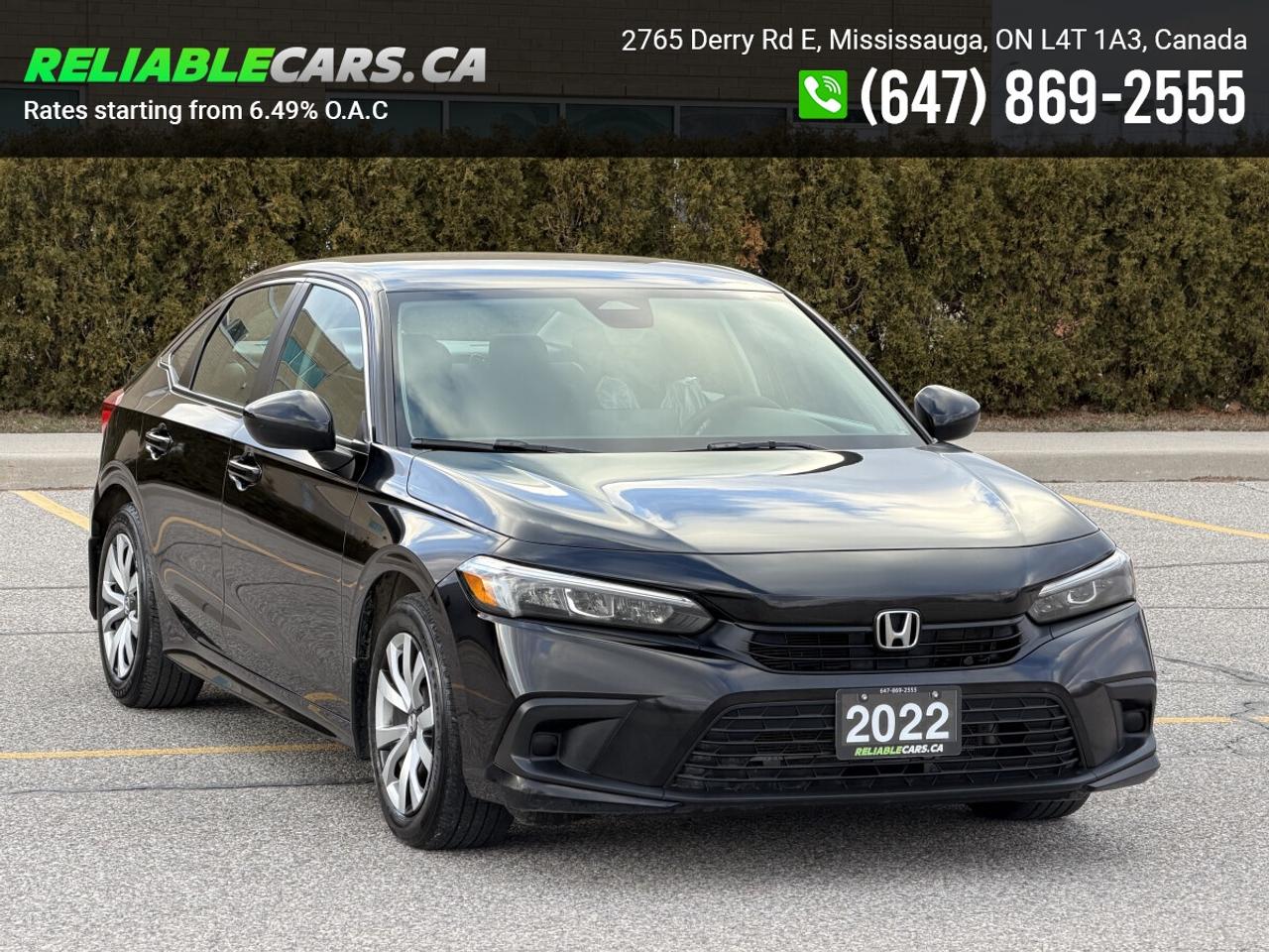 2022 Honda Civic LX | No-Accident | Blindspot Detection | Back-Cam Photo