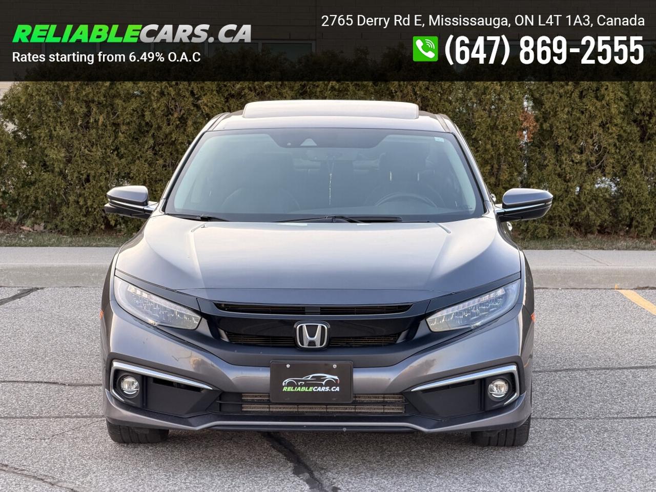 2019 Honda Civic TOURING | No-Accident | Sunroof | Leather Photo