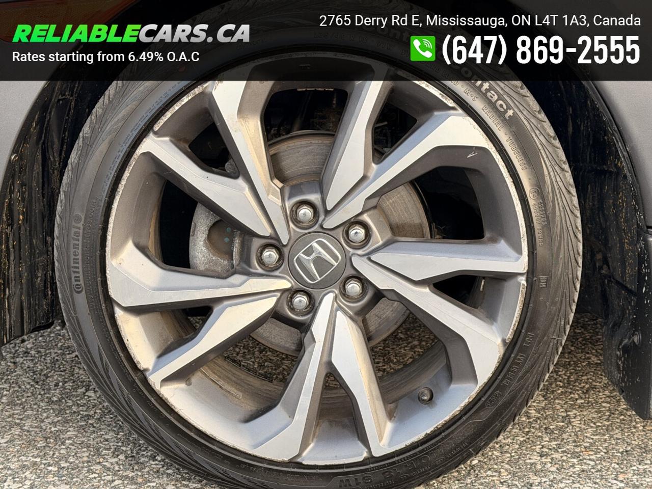 2019 Honda Civic TOURING | No-Accident | Sunroof | Leather Photo
