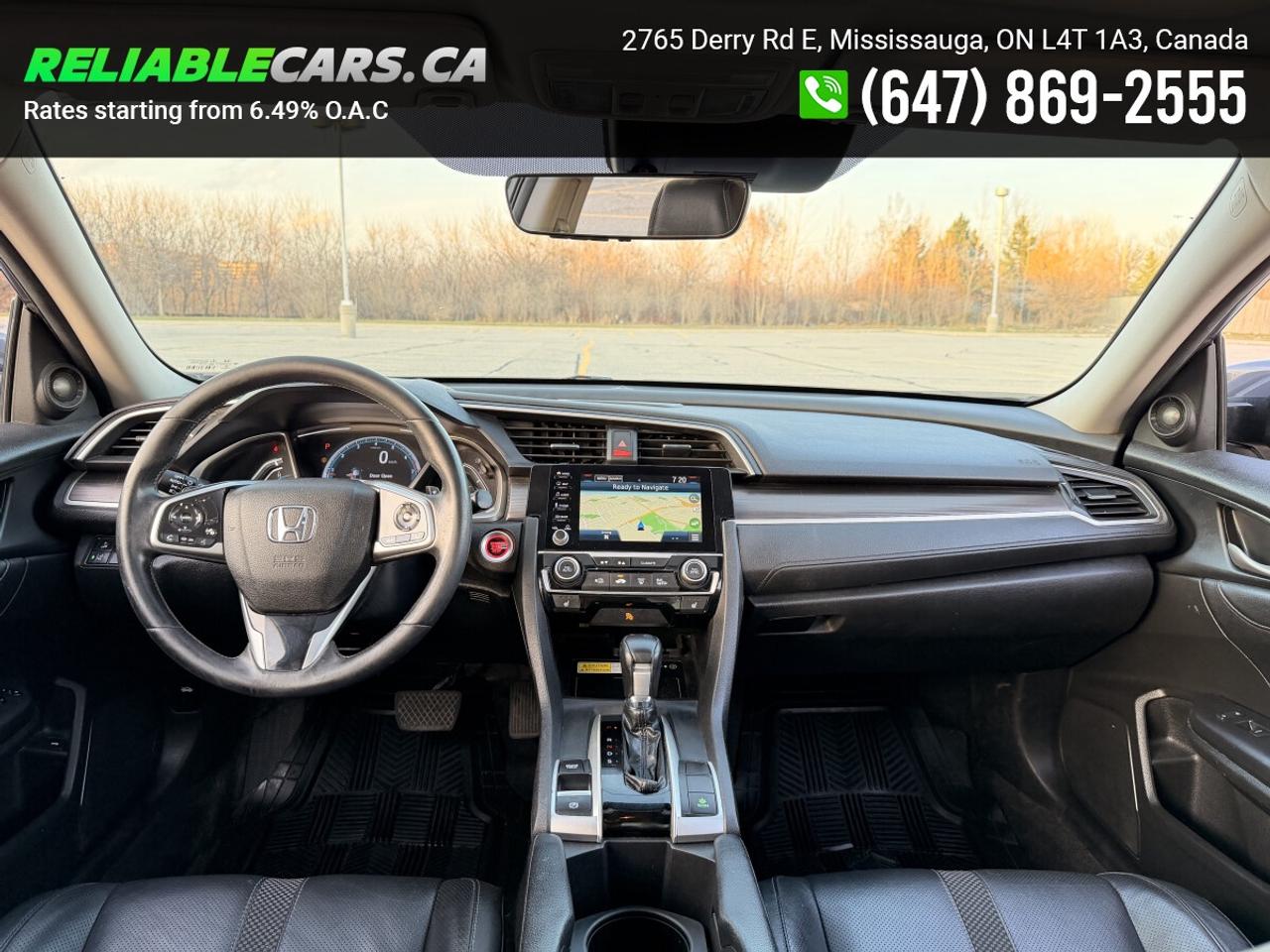 2019 Honda Civic TOURING | No-Accident | Sunroof | Leather Photo