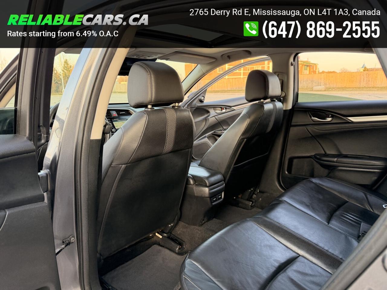 2019 Honda Civic TOURING | No-Accident | Sunroof | Leather Photo