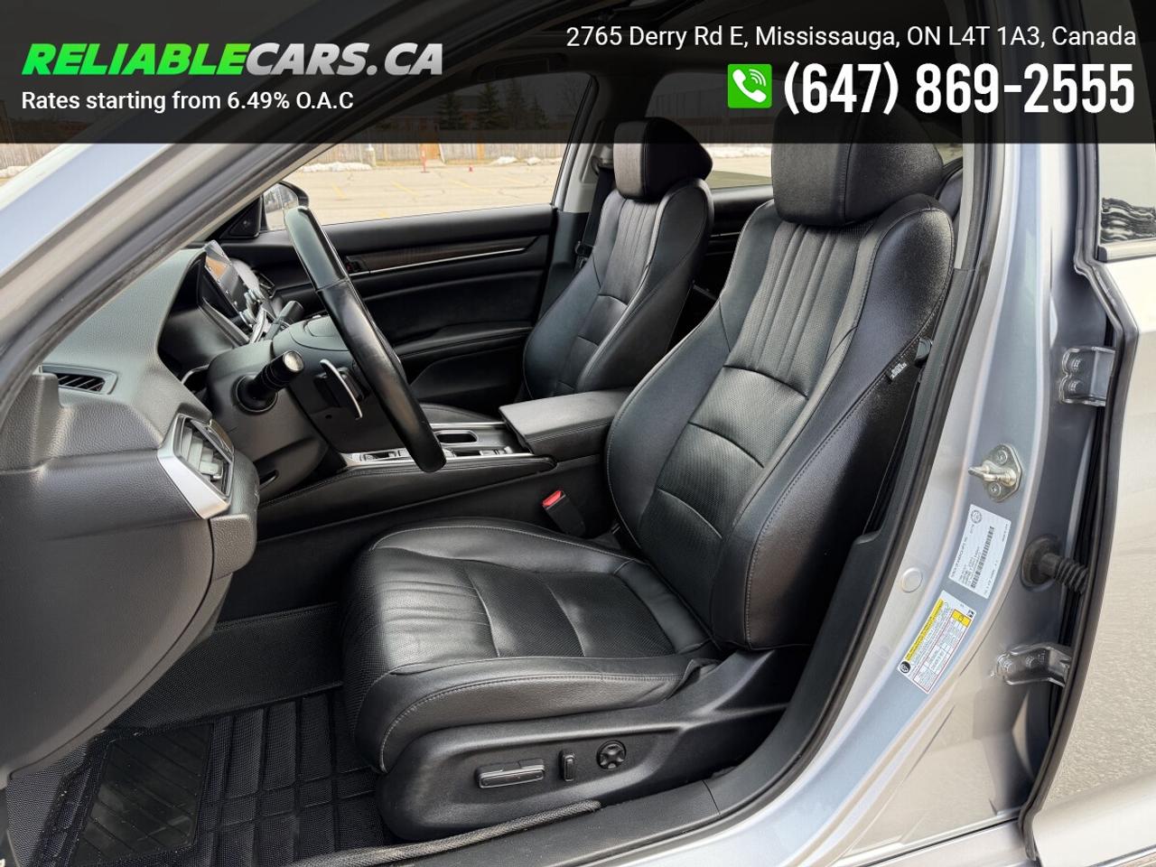 2019 Honda Accord TOURING 2.0 | No-Accident | Leather | Hud | Sunroo Photo3