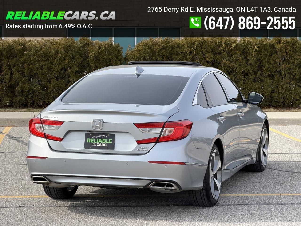 2019 Honda Accord TOURING 2.0 | No-Accident | Leather | Hud | Sunroo Photo