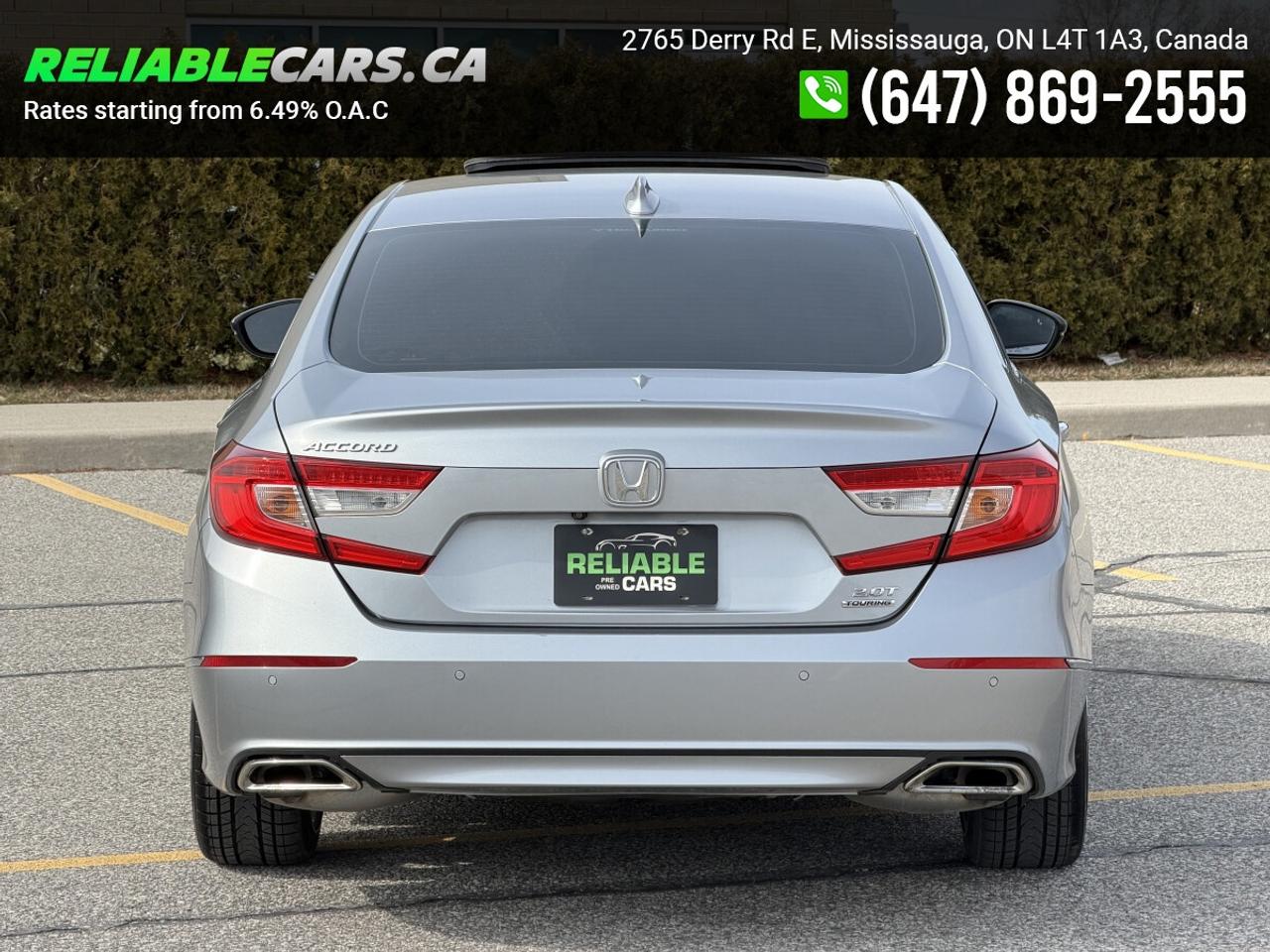 2019 Honda Accord TOURING 2.0 | No-Accident | Leather | Hud | Sunroo Photo