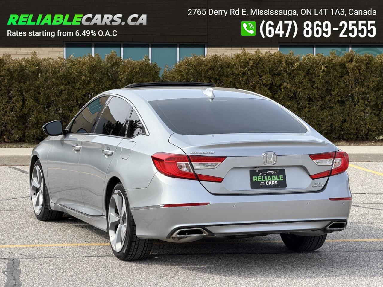 2019 Honda Accord TOURING 2.0 | No-Accident | Leather | Hud | Sunroo Photo