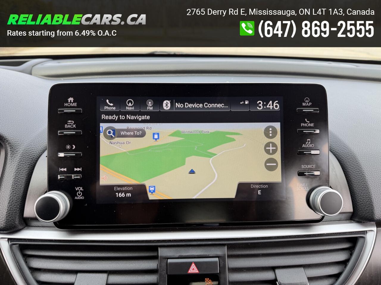 2019 Honda Accord TOURING 2.0 | No-Accident | Leather | Hud | Sunroo Photo