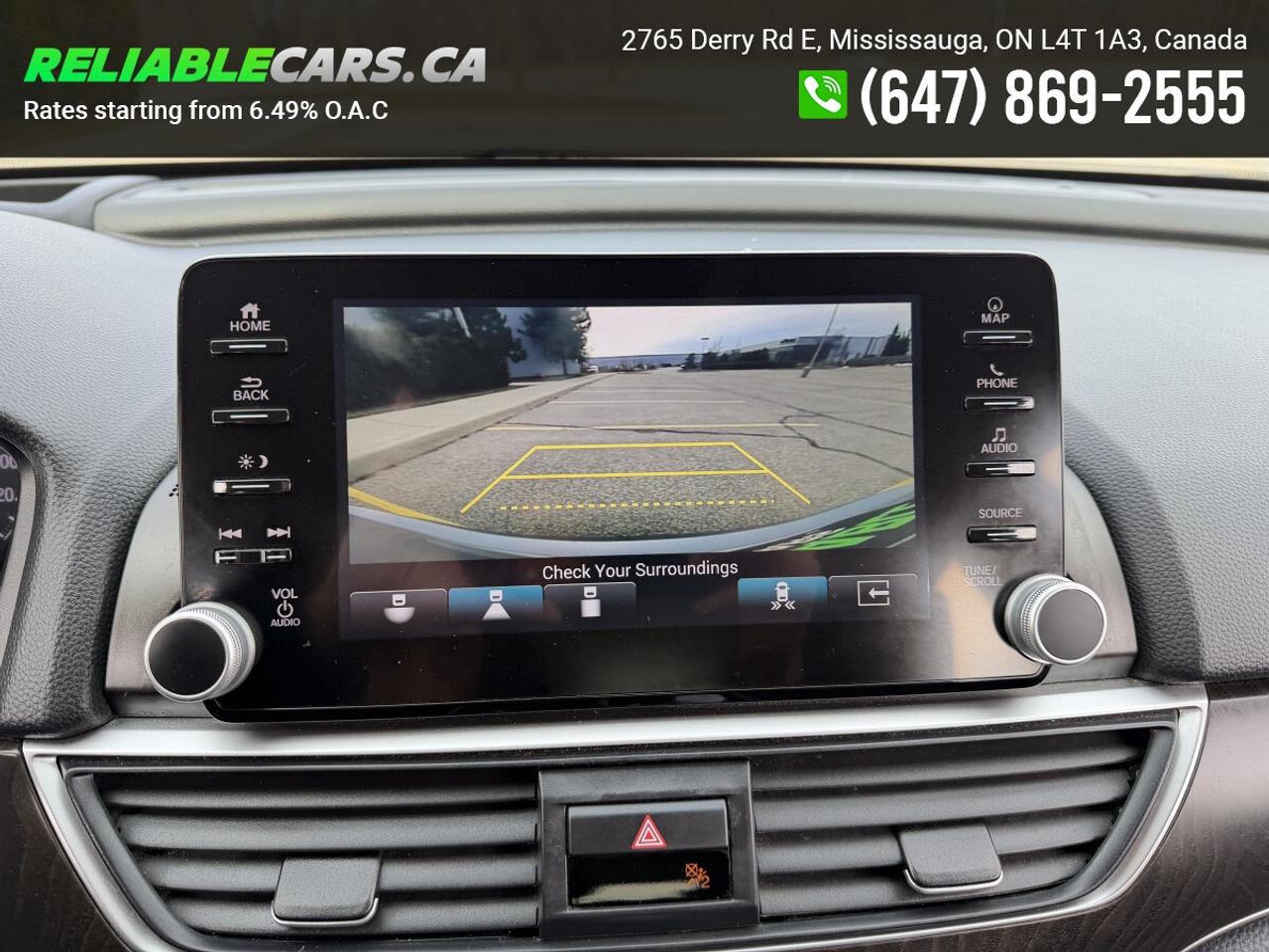 2019 Honda Accord TOURING 2.0 | No-Accident | Leather | Hud | Sunroo Photo