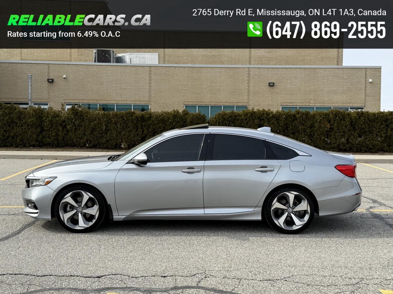 2019 Honda Accord TOURING 2.0 | No-Accident | Leather | Hud | Sunroo Photo