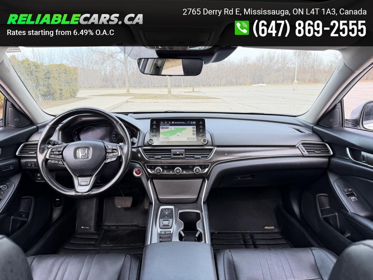 2019 Honda Accord TOURING 2.0 | No-Accident | Leather | Hud | Sunroo Photo