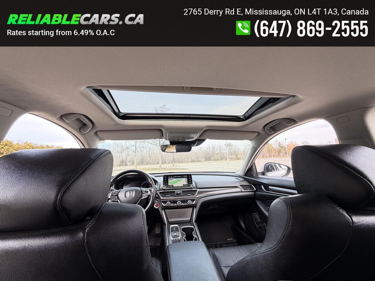 2019 Honda Accord TOURING 2.0 | No-Accident | Leather | Hud | Sunroo Photo