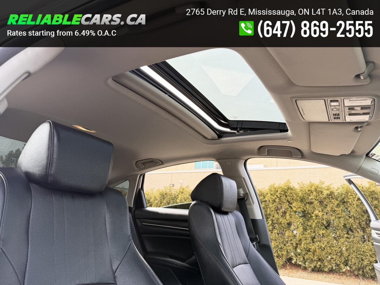 2019 Honda Accord TOURING 2.0 | No-Accident | Leather | Hud | Sunroo Photo