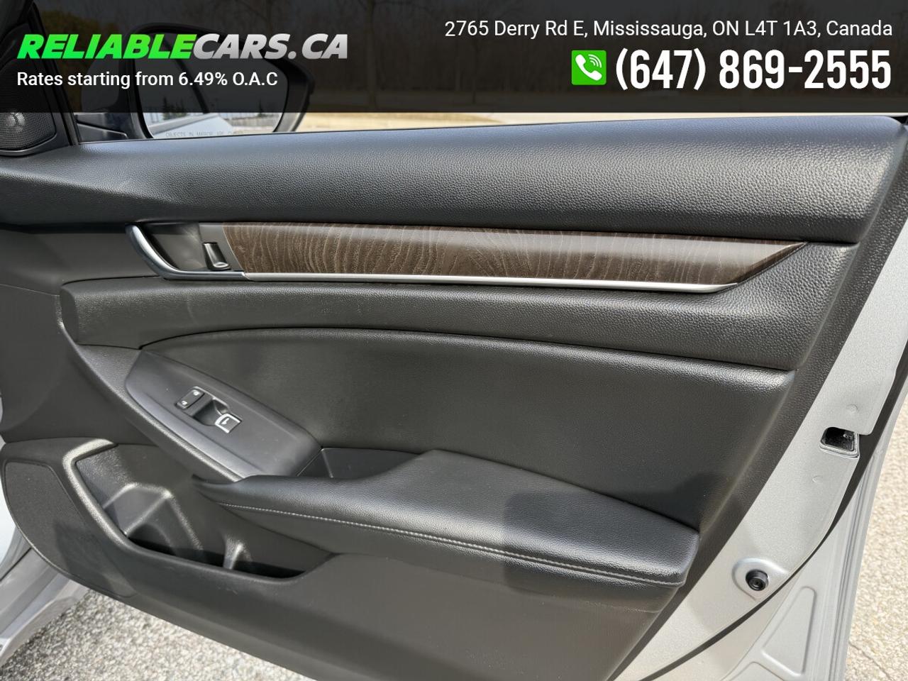 2019 Honda Accord TOURING 2.0 | No-Accident | Leather | Hud | Sunroo Photo