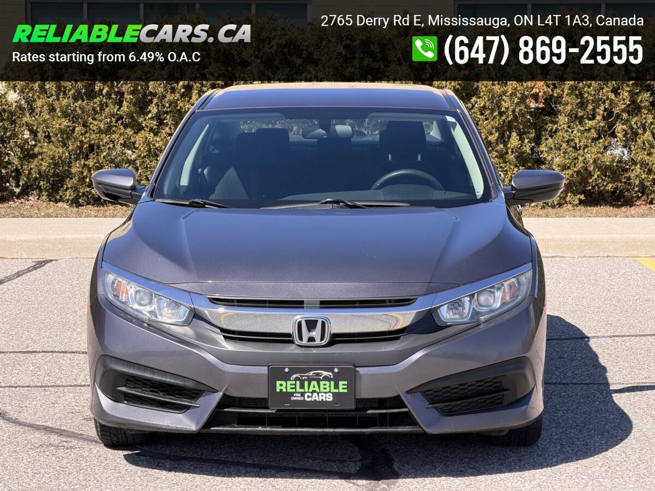 2018 Honda Civic LX | No-Accident | CarPlay | Back-Cam Photo3