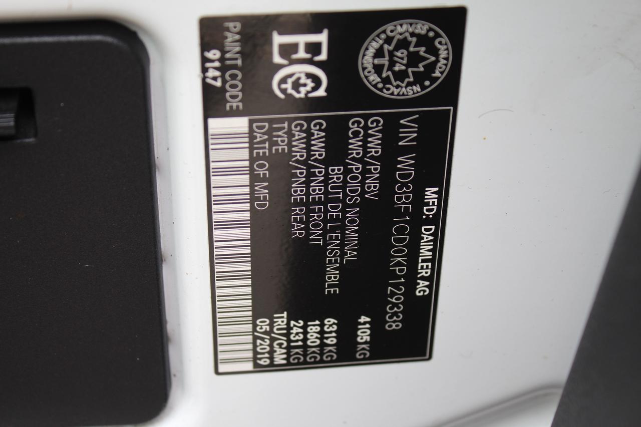 2019 Mercedes-Benz Sprinter 2500 High Roof 170-in. WB Photo