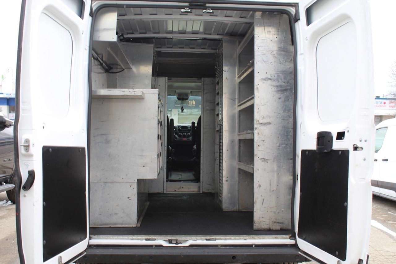 2019 RAM ProMaster Cargo Van 2500 High Roof 136" Inverter Divider Shalving Pwr Photo2