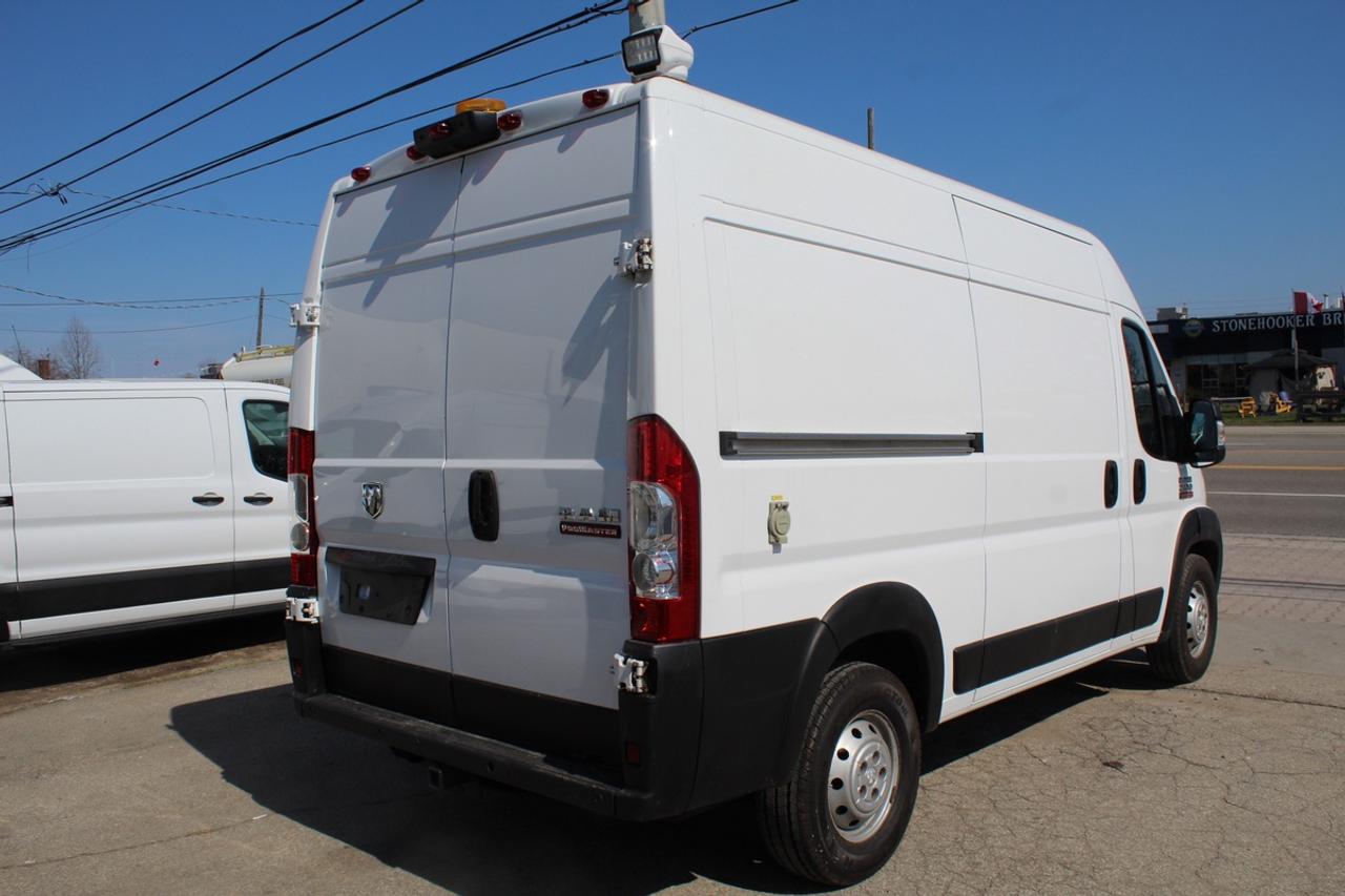2019 RAM ProMaster Cargo Van 2500 High Roof 136" Inverter Divider Shalving Pwr Photo