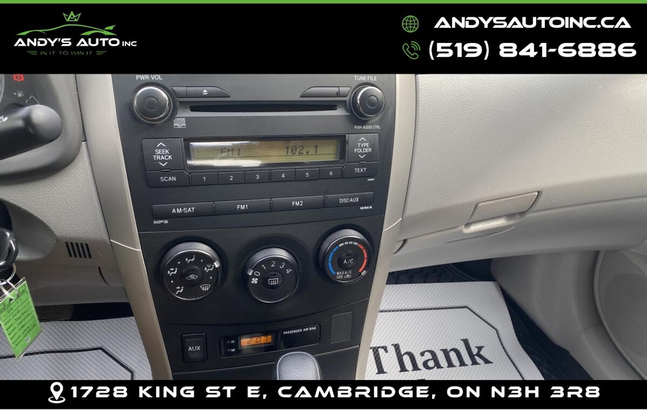 2010 Toyota Corolla CE ! ONE OWNER ! NO ACCIDENTS ! AUTO ! Photo