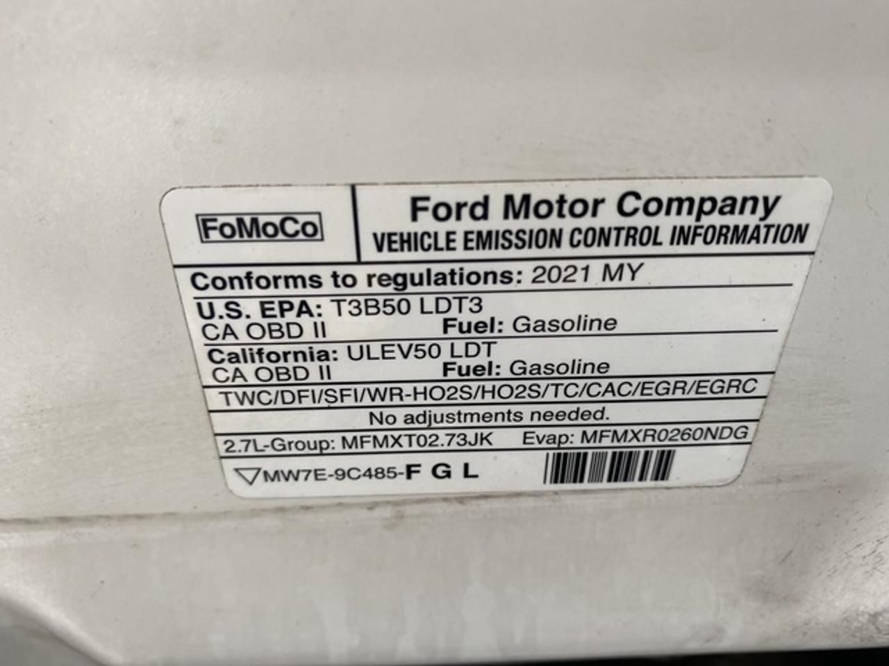 2021 Ford F-150 XLT EXTENDED CAB STD 4WD SUPERCAB 6.5' Photo