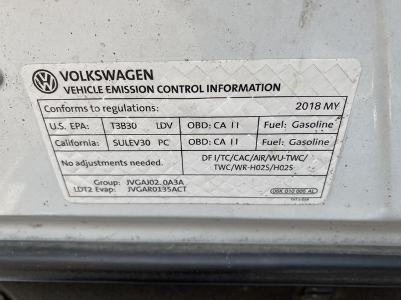 2018 Volkswagen Tiguan Trendline FWD Photo