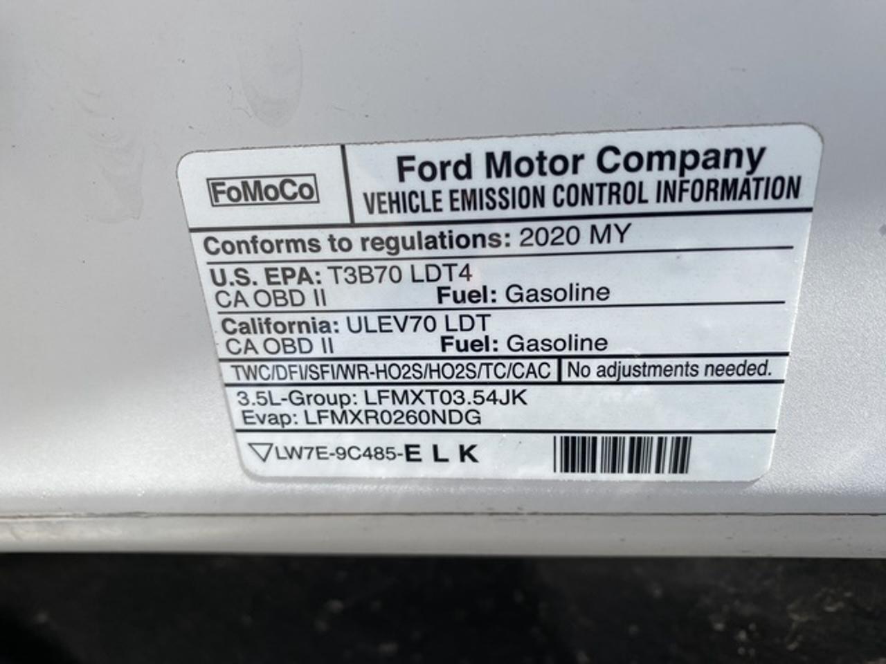 2020 Ford F-150 XLT 4WD SuperCrew 6.5' Box Photo