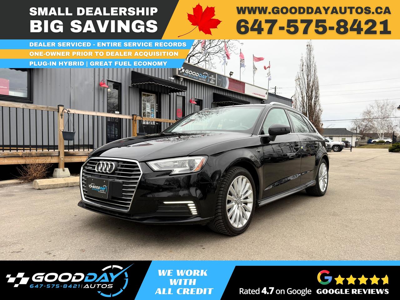 2018 Audi A3 Sportback e-Tron 1.4 TFSI PHEV DEALER SERVICED CLEAN CARFAX Photo0