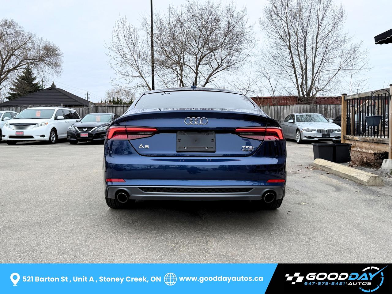 2018 Audi A5 Sportback Technik S-Line NO ACCIDENT B&O SOUND DRIVER ASSIST Photo