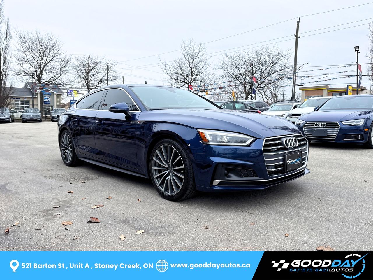 2018 Audi A5 Sportback Technik S-Line NO ACCIDENT B&O SOUND DRIVER ASSIST Photo