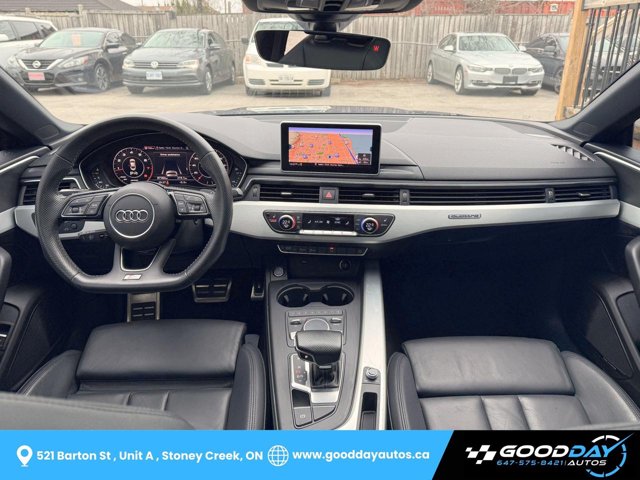 2018 Audi A5 Sportback Technik S-Line NO ACCIDENT B&O SOUND DRIVER ASSIST Photo