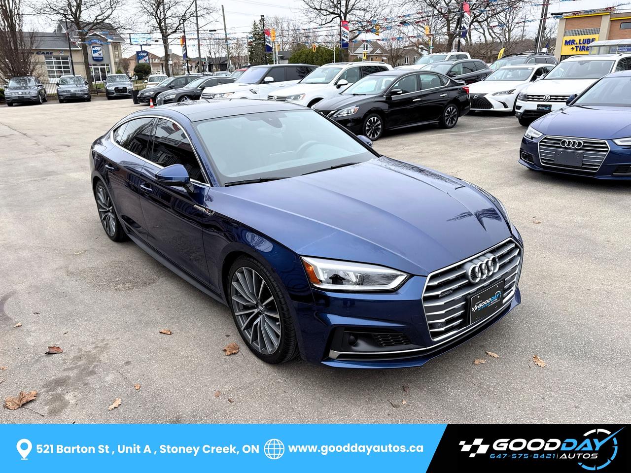 2018 Audi A5 Sportback Technik S-Line NO ACCIDENT B&O SOUND DRIVER ASSIST Photo