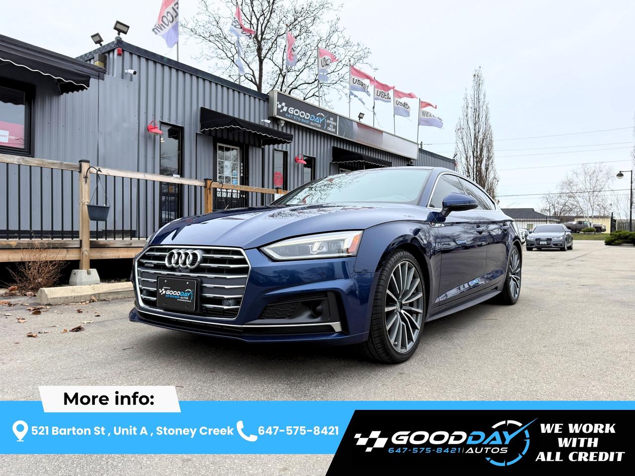 2018 Audi A5 Sportback Technik S-Line NO ACCIDENT B&O SOUND DRIVER ASSIST Photo0
