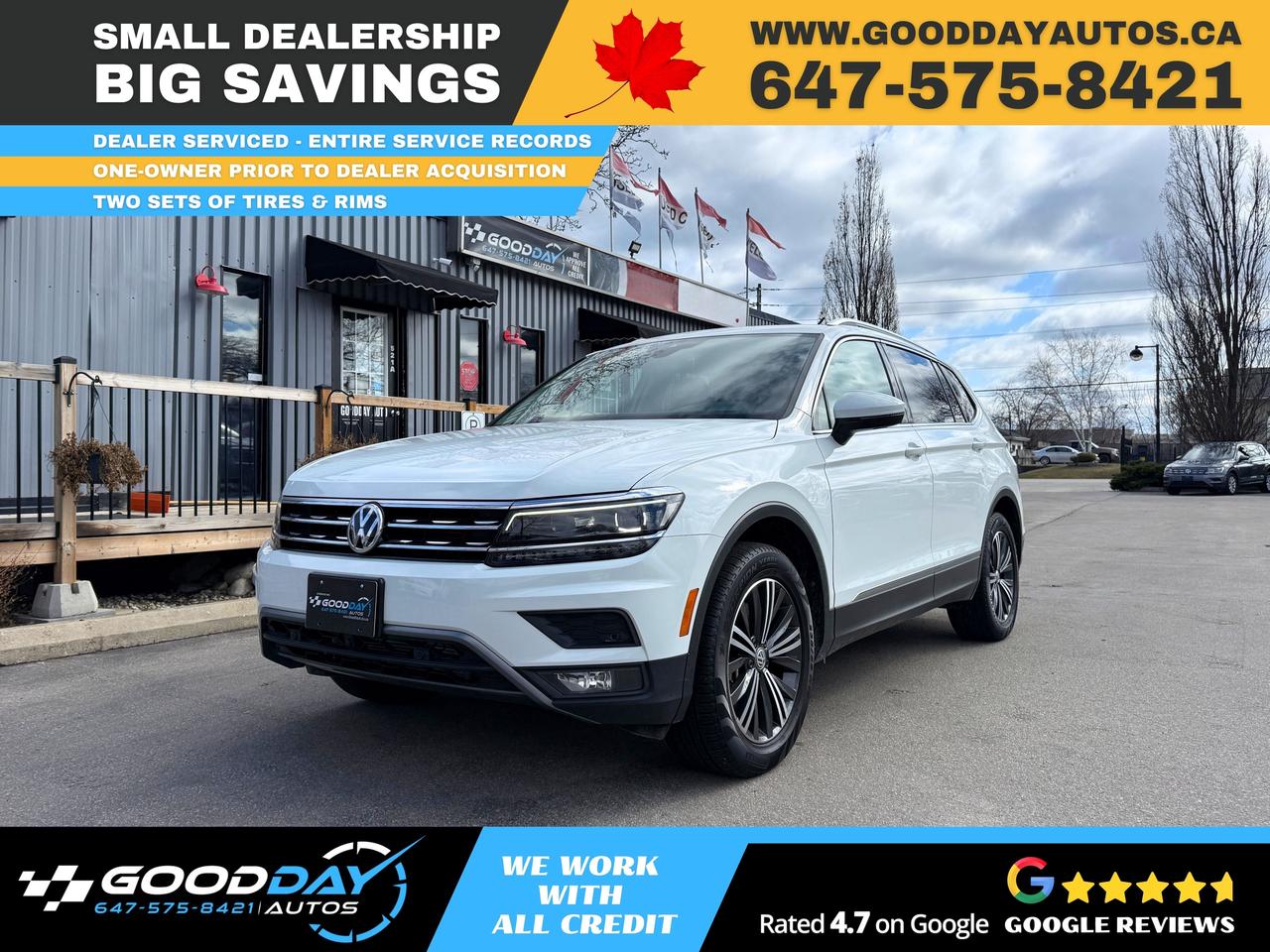 2019 Volkswagen Tiguan HIGHLINE 1 OWNR DEALR SERVCD TWO SETS OF TIRS/RIMS Photo