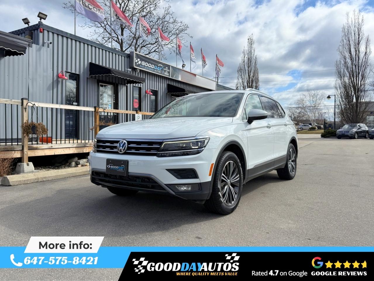 2019 Volkswagen Tiguan HIGHLINE | ONE OWNER | 2 SETS OF TIRES & RIMS Photo0
