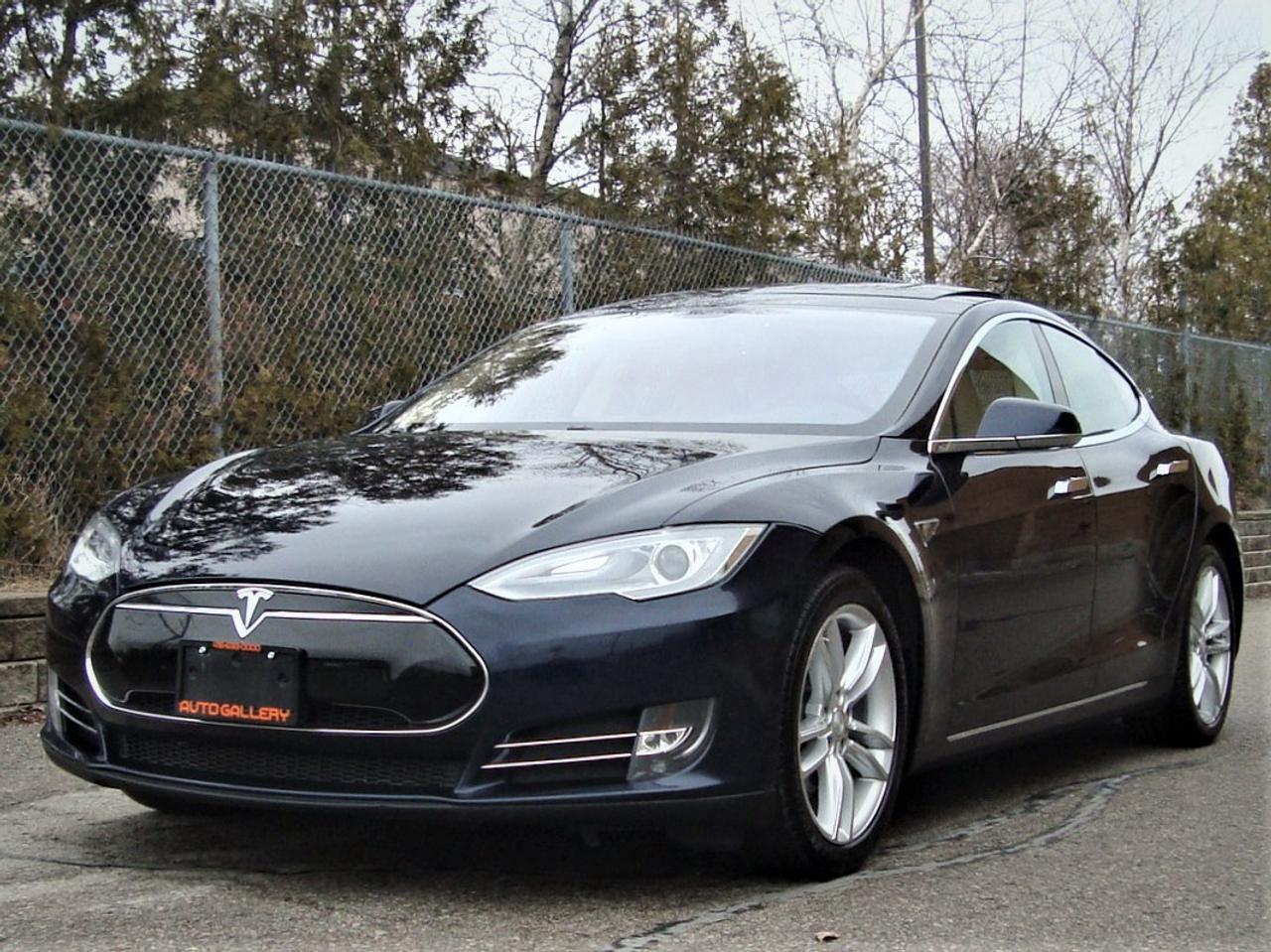 2013 Tesla Model S 85 5-PASSENGER NAVI CAMERA PANO H. SEATS Photo4