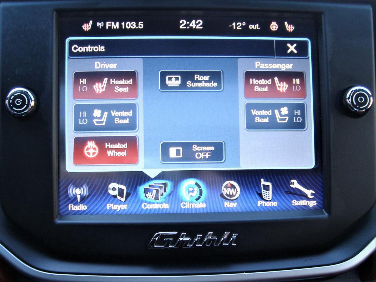 2016 Maserati Ghibli SQ4 BSA ACC NAVI CAMERA SUNROOF H/C SEATS H. STEERING Photo
